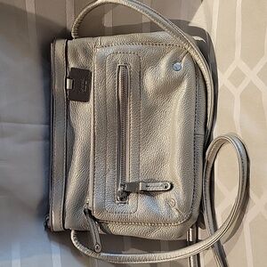 Tignanello Crossbody Silver bag